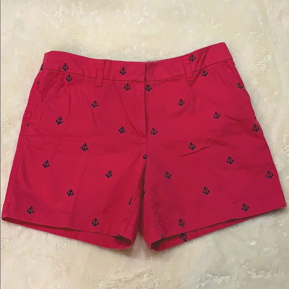 Cambridge Dry Goods Size 4 Coral/Navy Shorts